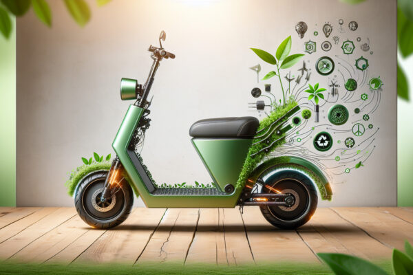 Revolutionäres Öko-Scooter-Makeover